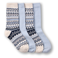 Chaussettes à motif nordique ultradouces pour femmes, Denver Hayes, paquet de 2&nbsp;paires