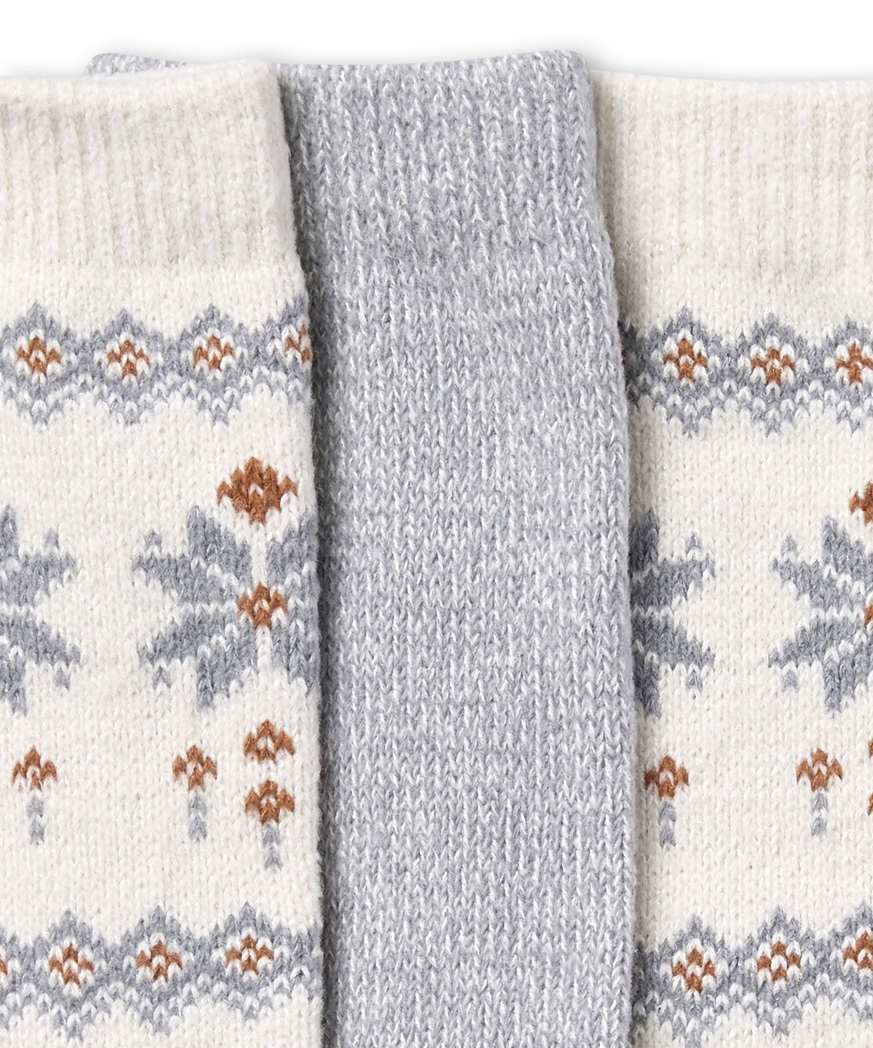 Mi-chaussettes à motif nordique ultradouces pour femmes, Denver Hayes, paquet de 2&nbsp;paires