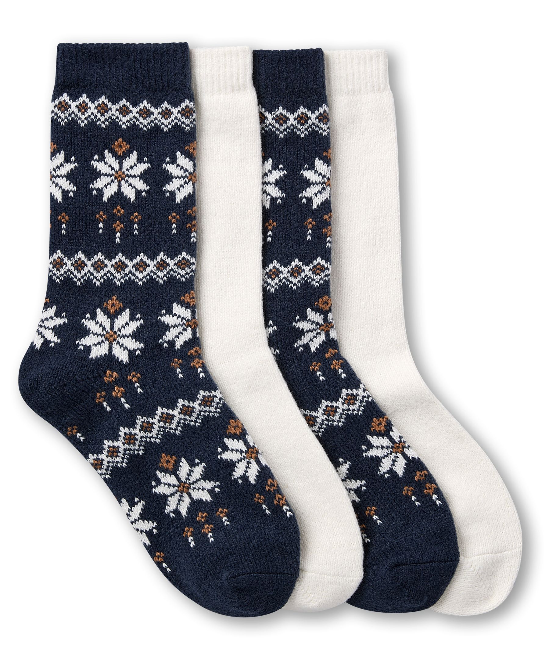 Denver Hayes Women's SuperSoft Nordic Crew Socks 2pk
