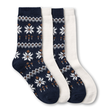 Denver Hayes Women's SuperSoft Nordic Crew Socks 2pk Side_Right