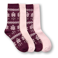 Denver Hayes Women's SuperSoft Nordic Crew Socks 2pk