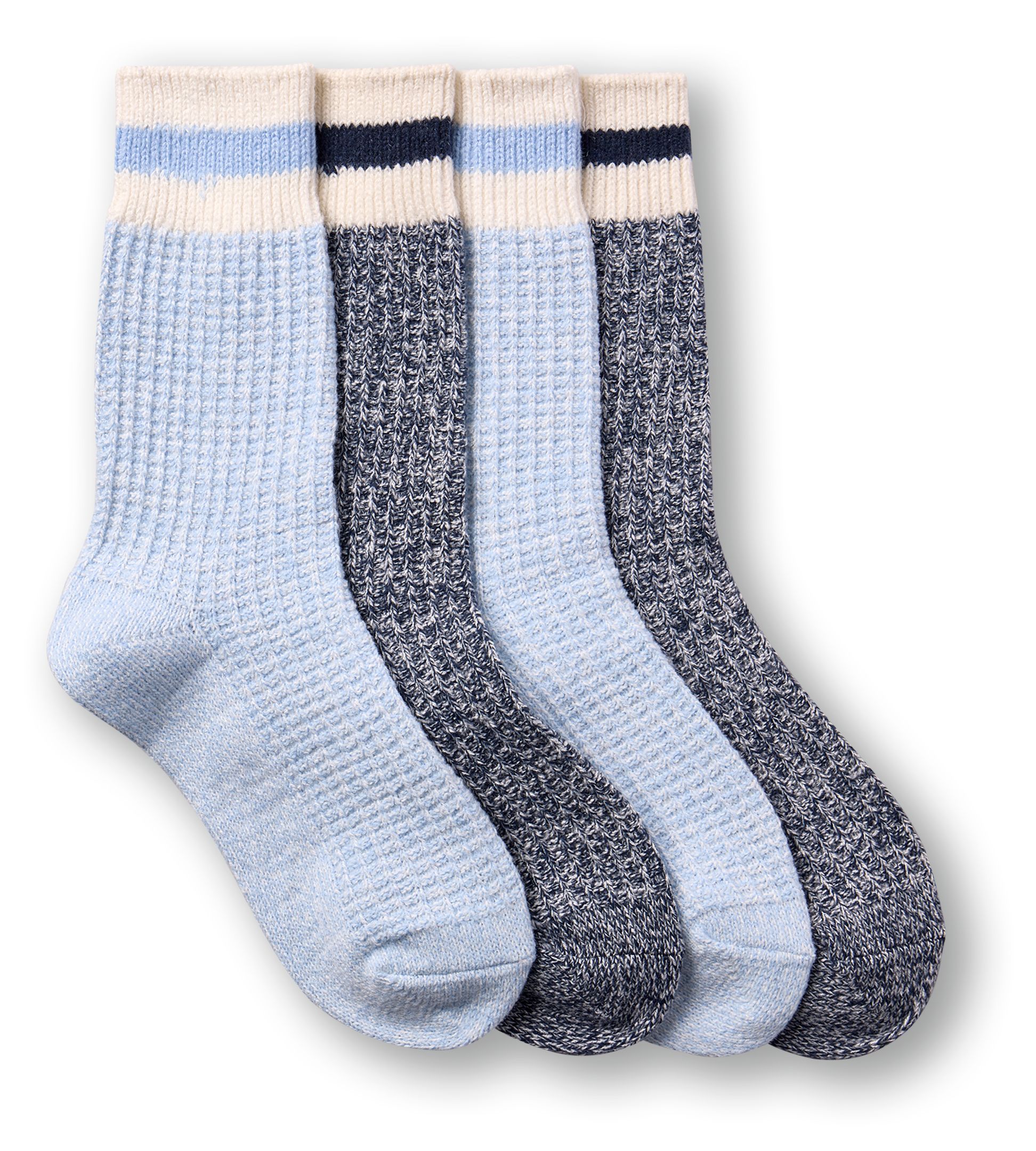 Denver Hayes Women's SuperSoft Waffle Crew Socks 2pk