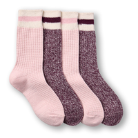 Mi-chaussettes en tricot gaufré ultradouces pour femmes, Denver Hayes, paquet de 2&nbsp;paires