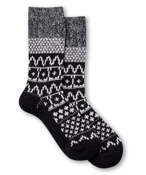 Mi-chaussettes à motif nordique ultradouces pour femmes, Denver Hayes