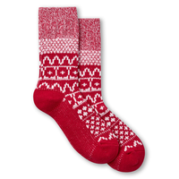 Mi-chaussettes à motif nordique ultradouces pour femmes, Denver Hayes