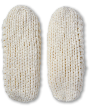 Chaussettes pantoufles ultradouces en tricot épais avec pompons pour femmes, Denver Hayes