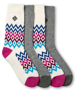 Columbia Women's Thermal ZigzagSocks 2-pk