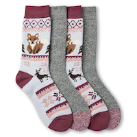 Columbia Women's Thermal Fox Socks 2-pk