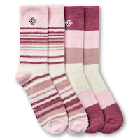 Columbia Women's Cozy Grippers Socks 2-pk