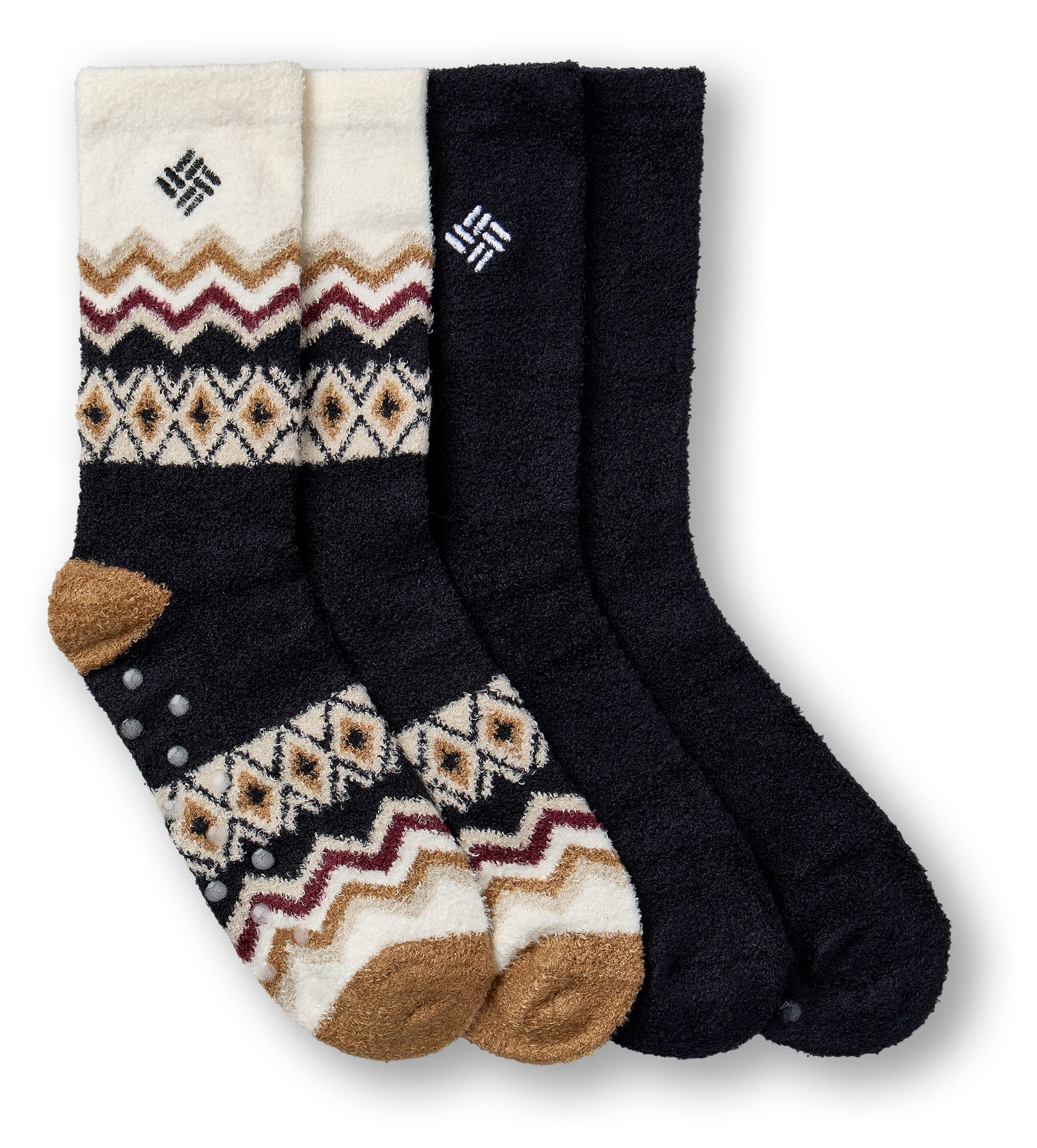 Columbia Women's Cozy Grippers Socks 2-pk