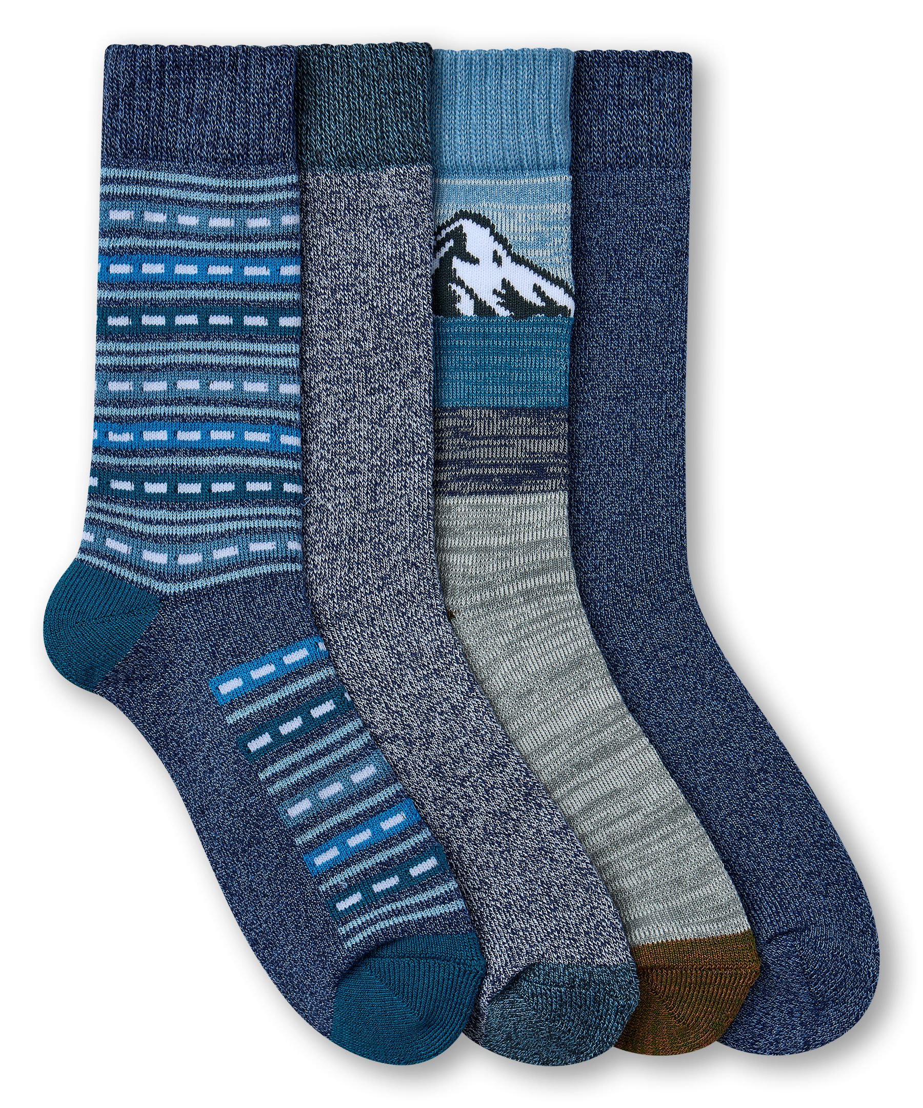 Columbia Women's Elevation Moisture Control Crew Socks 4-pk