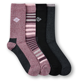 Columbia Women's 4 Pack Moisture Control Classic Stripe Socks Side_Right