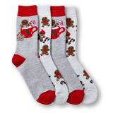 Columbia Women's Fleece Lined Holiday Gingerbread Socks Side_Right
