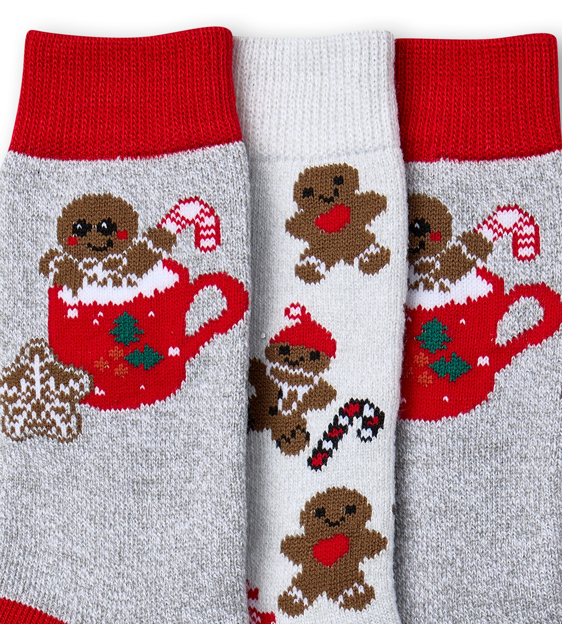 Columbia Women's Fleece Lined Holiday Gingerbread Socks