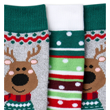 Columbia Women's Fleece Lined Holiday Gingerbread Socks CloseUp