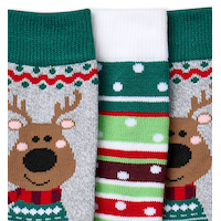 Columbia Women's Fleece Lined Holiday Gingerbread Socks