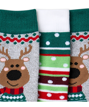 Columbia Women's Fleece Lined Holiday Gingerbread Socks