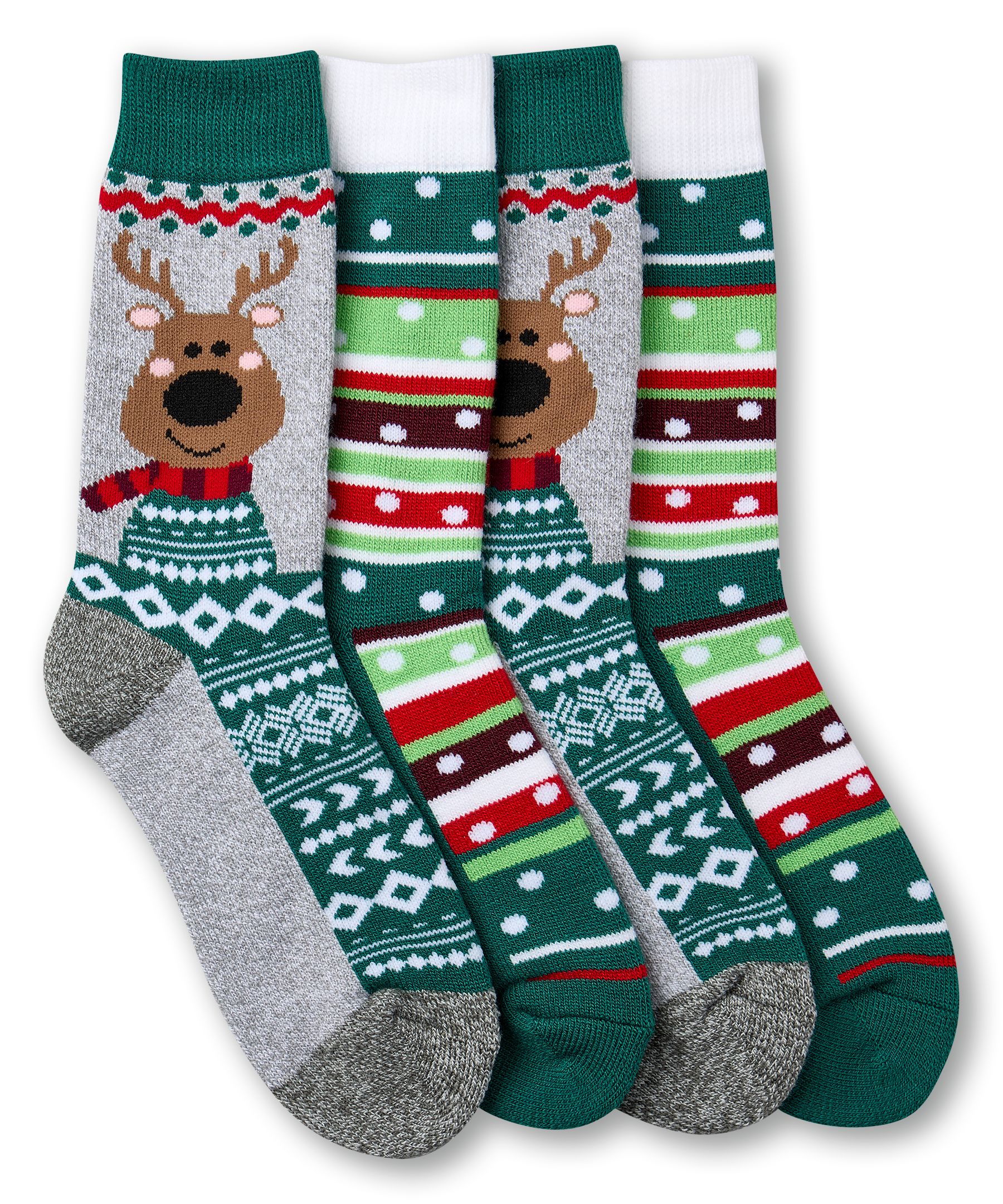 Columbia Women's Fleece Lined Holiday Gingerbread Socks