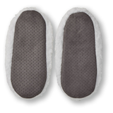 Chaussettes en fausse fourrure à motif de bête pour femmes, Denver Hayes Bottom_Flat