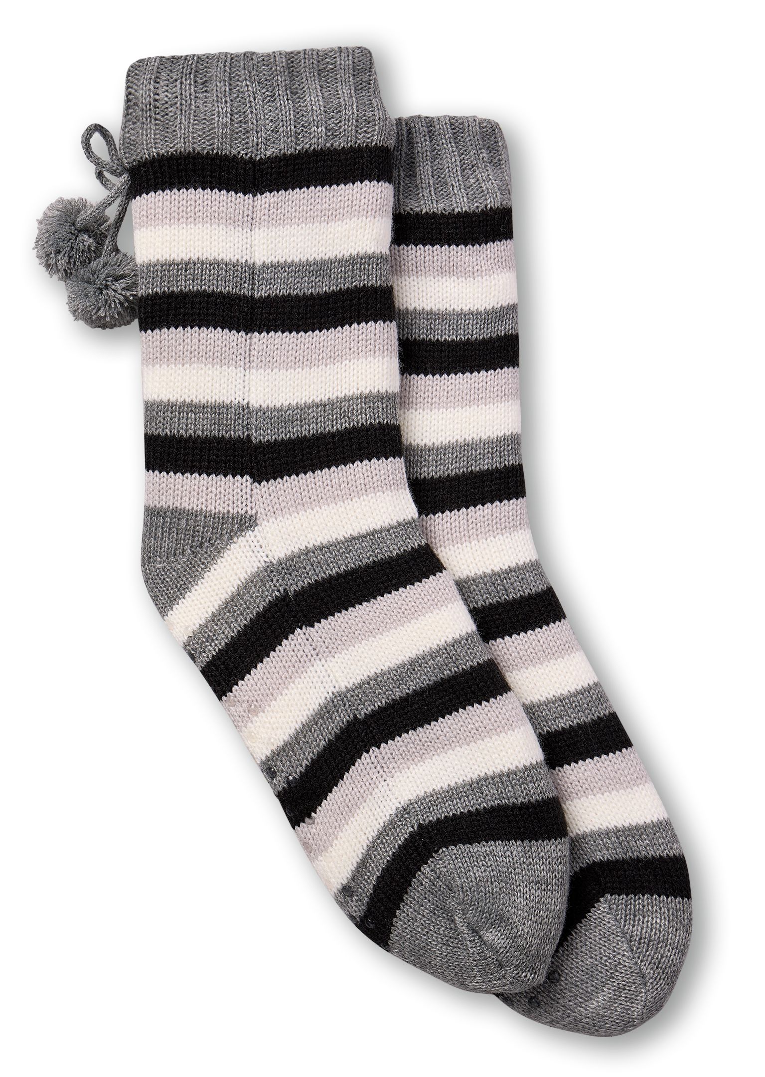 Denver Hayes Multi Stripe Gripper Lounge Socks