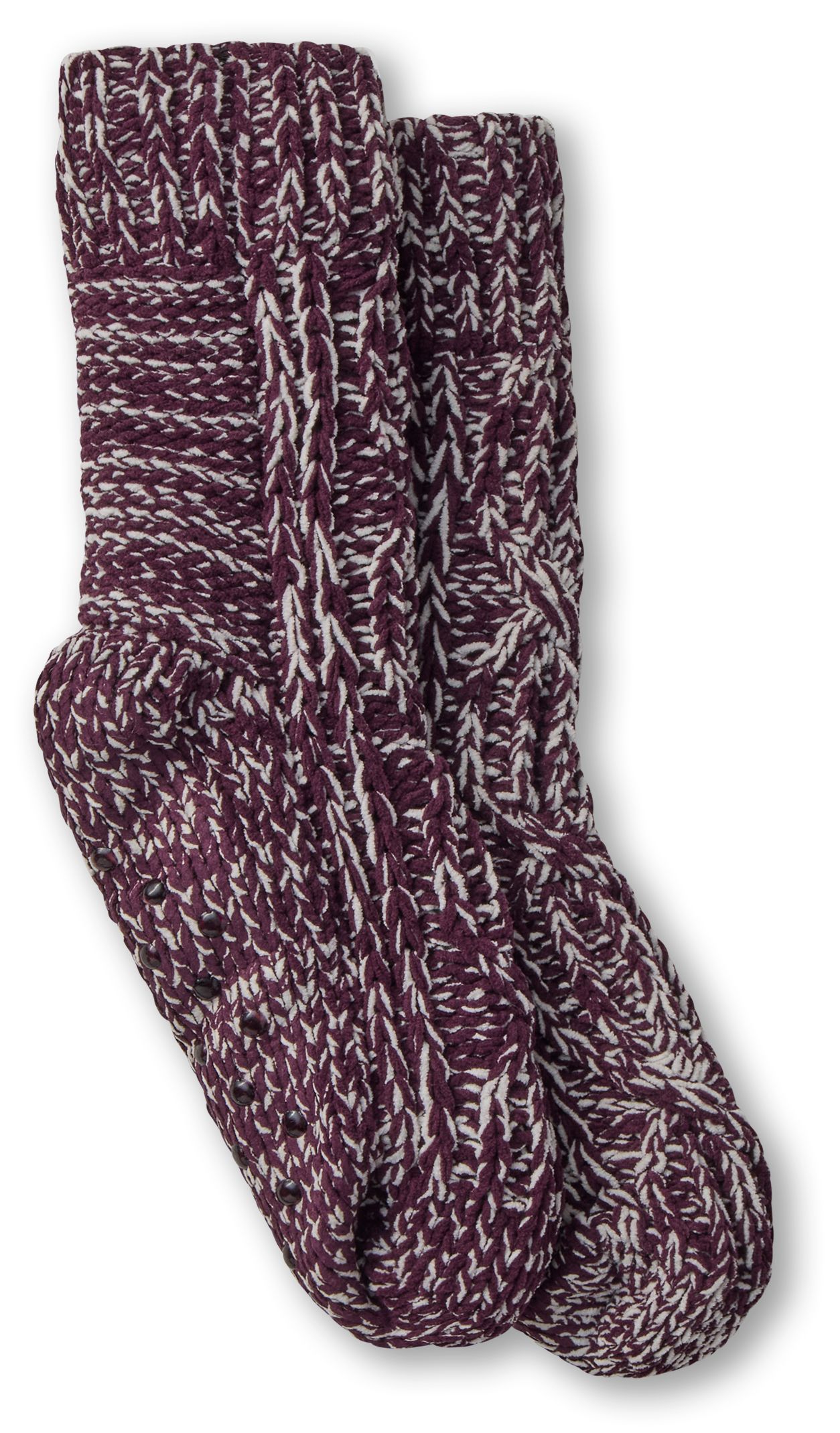 Denver Hayes Women's Chenille Cable Lounge Socks