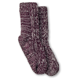 Denver Hayes Women's Chenille Cable Lounge Socks Side_Right