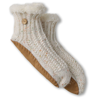 Denver Hayes Women's Sherpa Lined Nep Gripper Socks