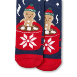 Denver Hayes Women's Chenille Novelty Holiday Socks CloseUp