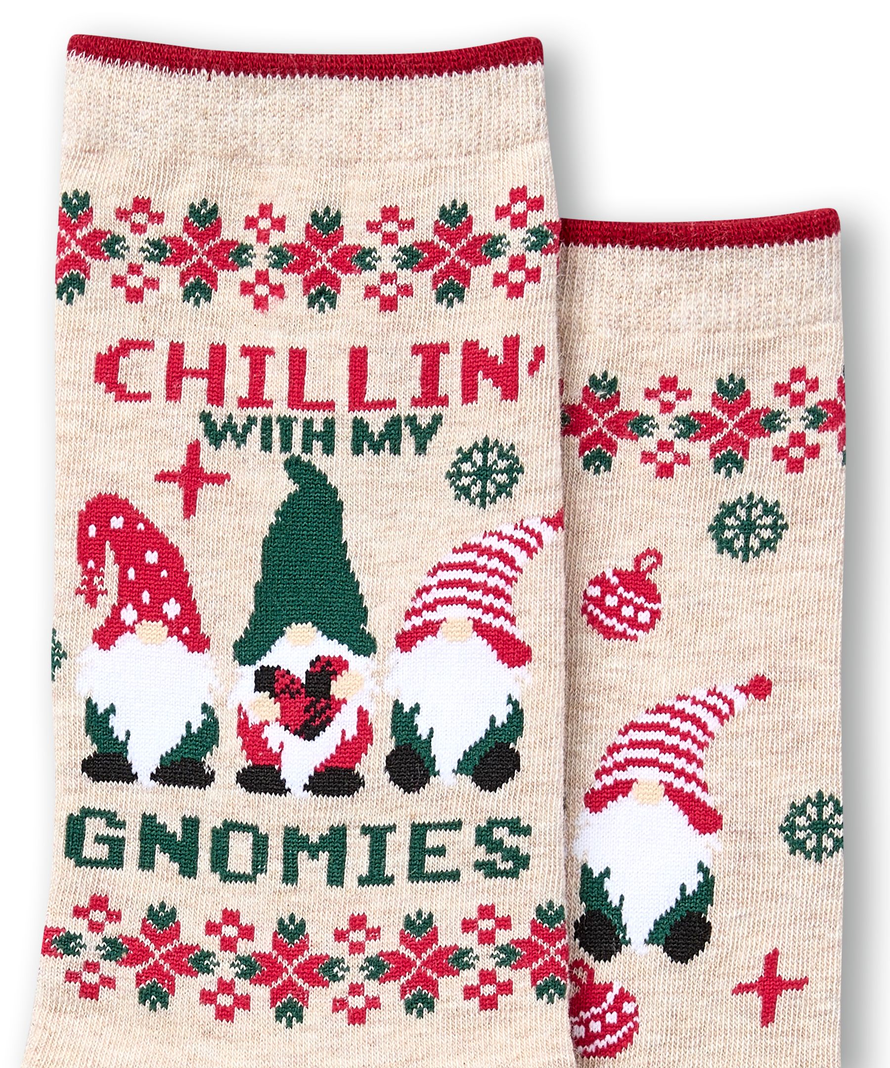 Denver Hayes Women's FRESHTECH® Novelty Holiday Crew Socks