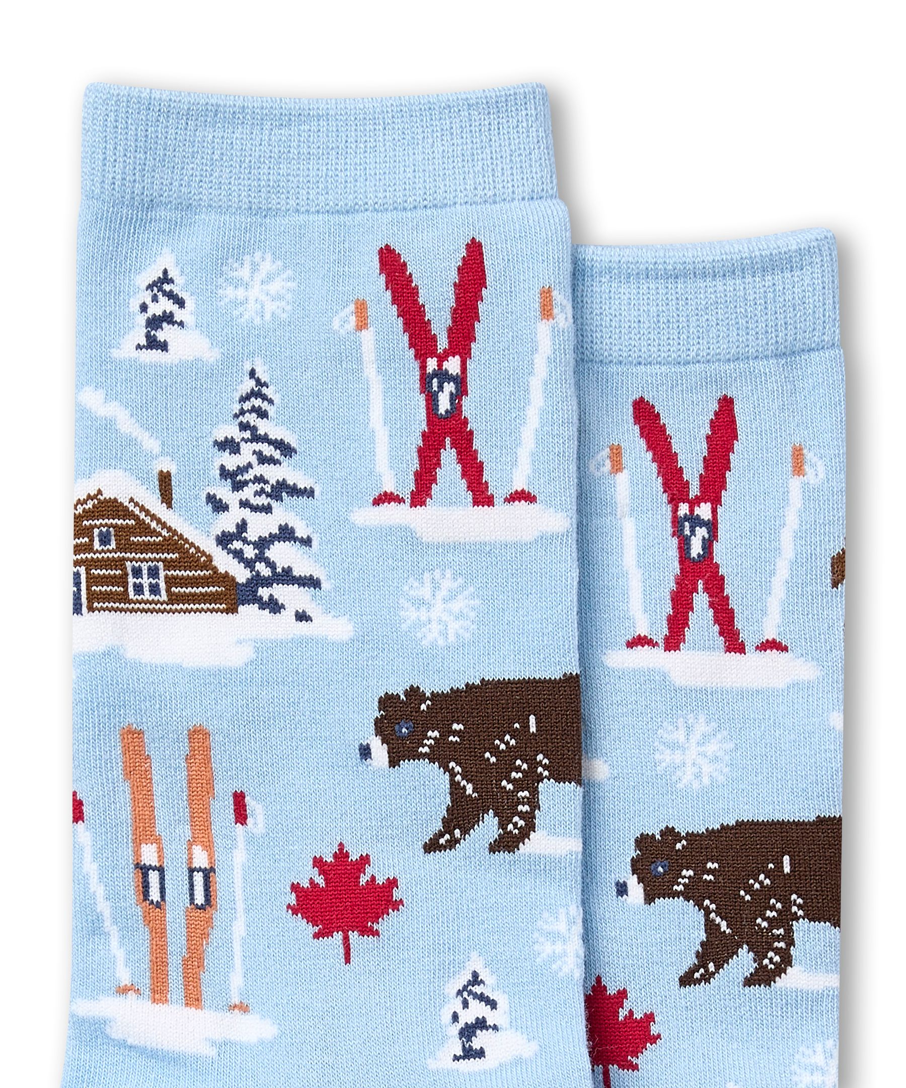 Denver Hayes Women's Novelty Pattern Crew Socks