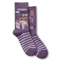 Denver Hayes Women's Novelty Pattern Crew Socks