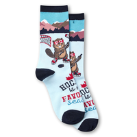 Mi-chaussettes à motif fantaisie pour femmes, Denver Hayes