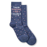 Denver Hayes Women's Novelty Pattern Crew Socks