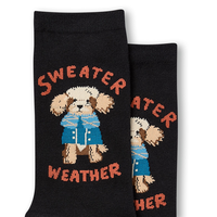 Denver Hayes Women's Novelty Pattern Crew Socks