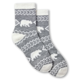 WindRiver Women's Heritage Polar Bear Socks Side_Right