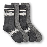 WindRiver Women's Heritage Snowflake Boot Socks 2-pk Side_Right