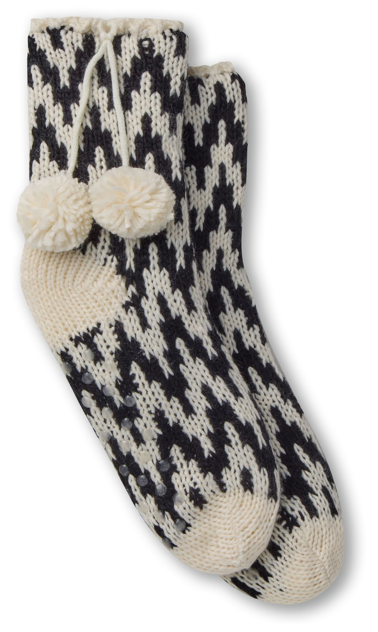 Denver Hayes Women's Pom Lounge Gripper Socks