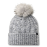 Denver Hayes Women's Waffle Knit Cuffed Pom Toque