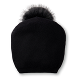 Denver Hayes Women's Fine Knit Pom Toque Front_Flat
