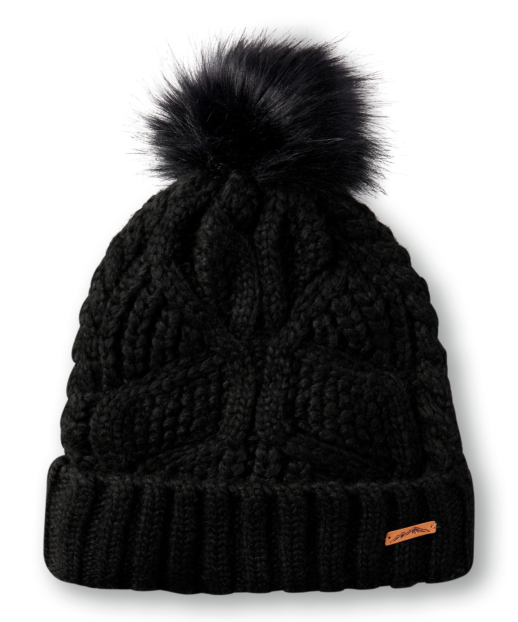 WindRiver Women's Heritage Cable Knit Pom Toque