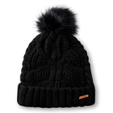 WindRiver Women's Heritage Cable Knit Pom Toque Front_Flat