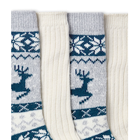 Chaussettes pour bottes à motif de renne pour femmes, Heritage, WindRiver, paquet de 2&nbsp;paires