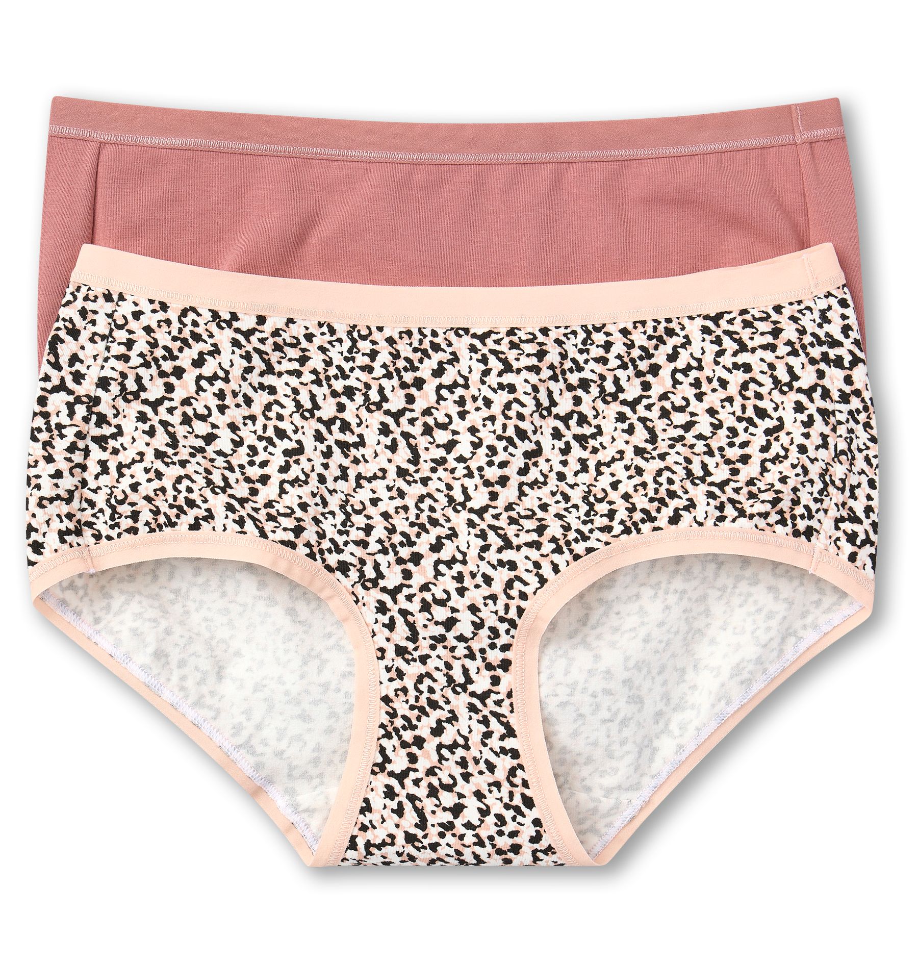 Denver Hayes Women's Perfect Fit Cotton Stretch Hip Hugger 2pk