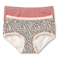 Denver Hayes Women's Perfect Fit Cotton Stretch Hip Hugger 2pk Front_Flat