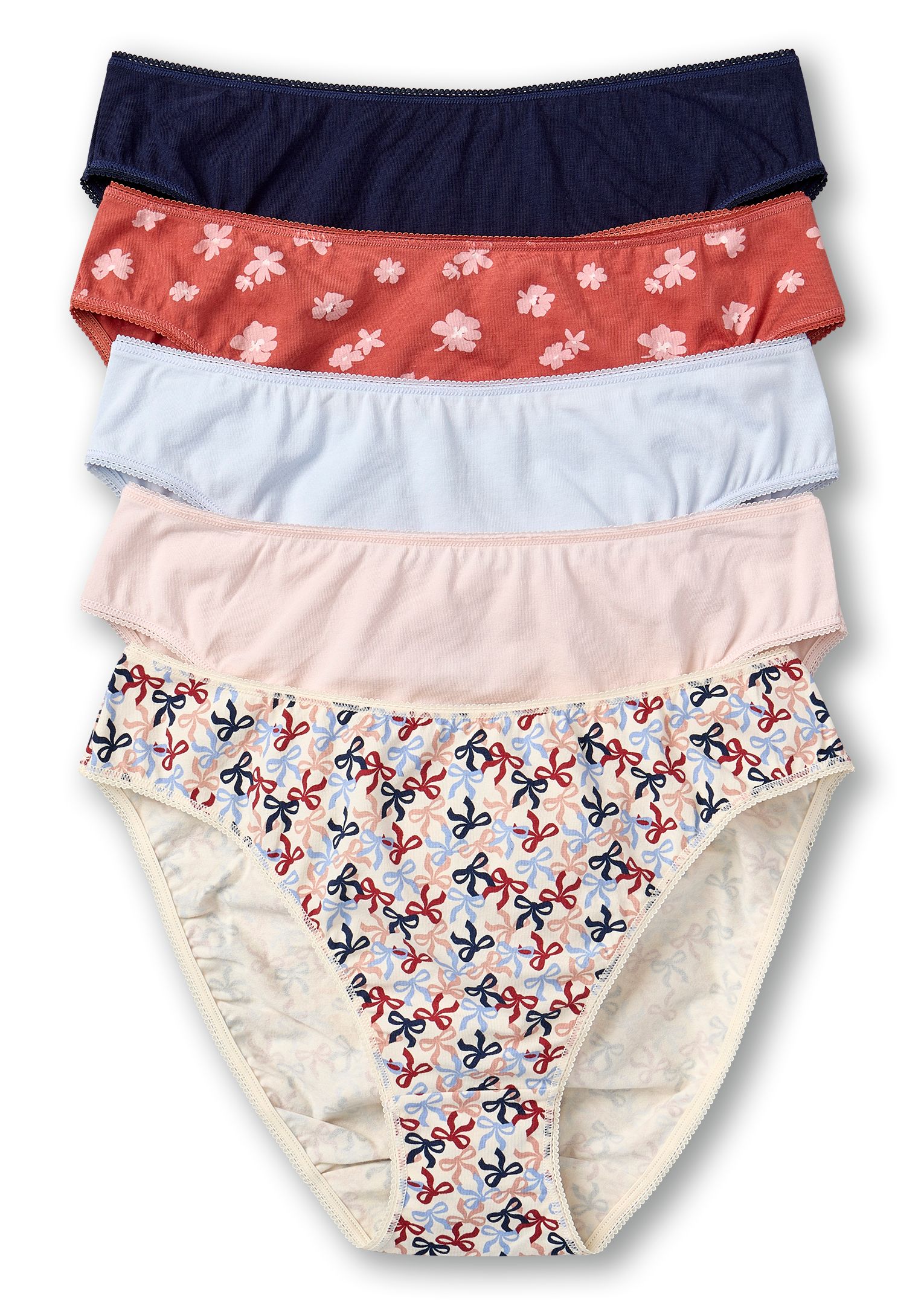 Denver Hayes Women's Cotton Stretch Hi Cut 5pk