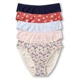 Culotte échancrée en coton extensible pour femmes, Denver Hayes, paquet de&nbsp;5