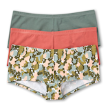 Denver Hayes Women's 3 Pack Cotton Stretch Boyshort Underwear Front_Flat