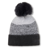 Denver Hayes Women's Fine Knit Cuff Pom Toque
