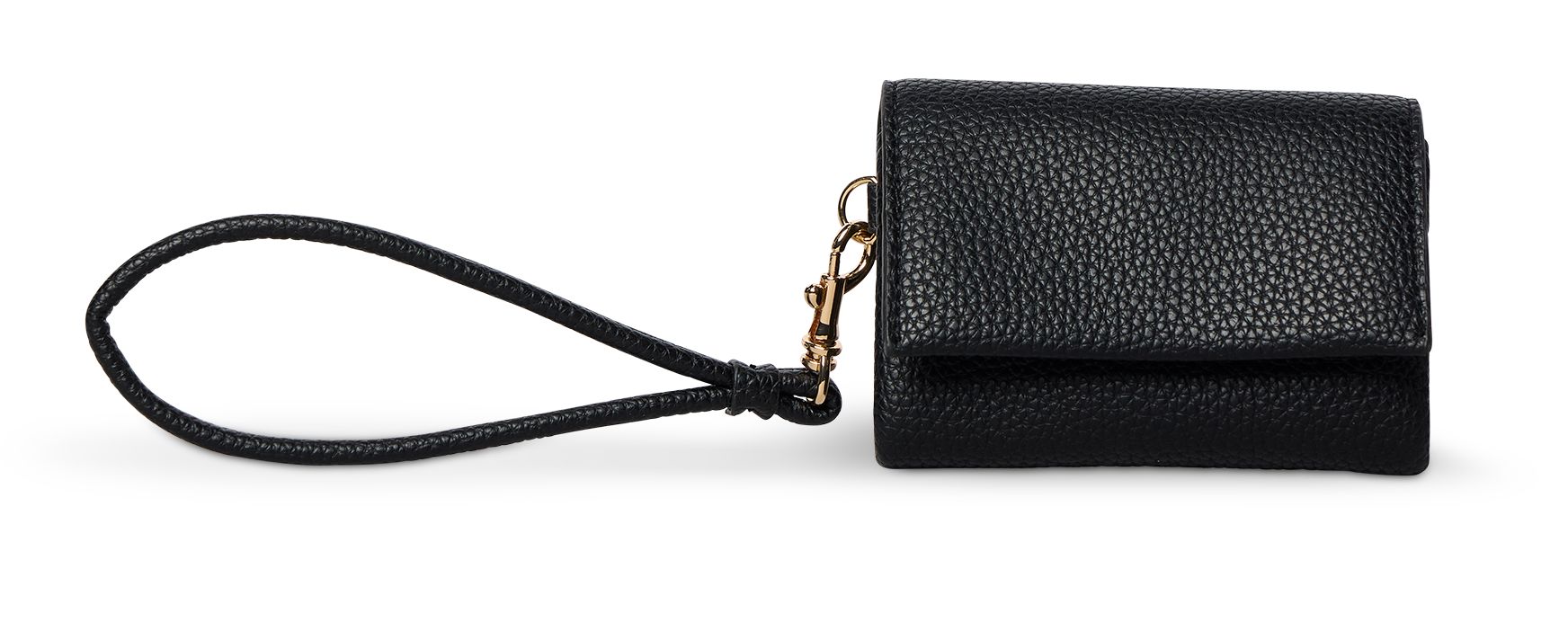 Denver Hayes Women's Small Wristlet Flap Wallet Front_Flat