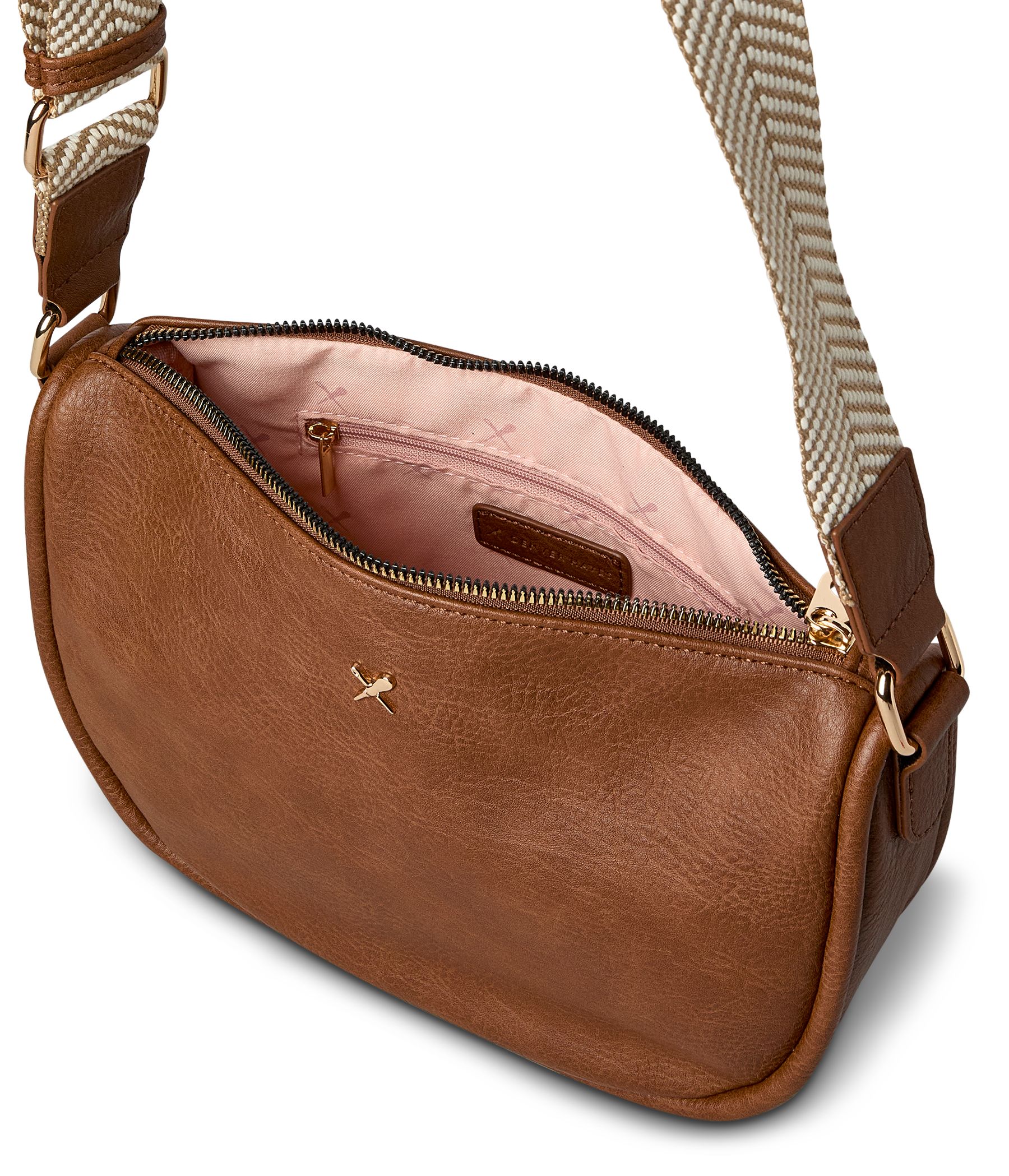 Denver Hayes Women's Half Moon Crossbody Bag